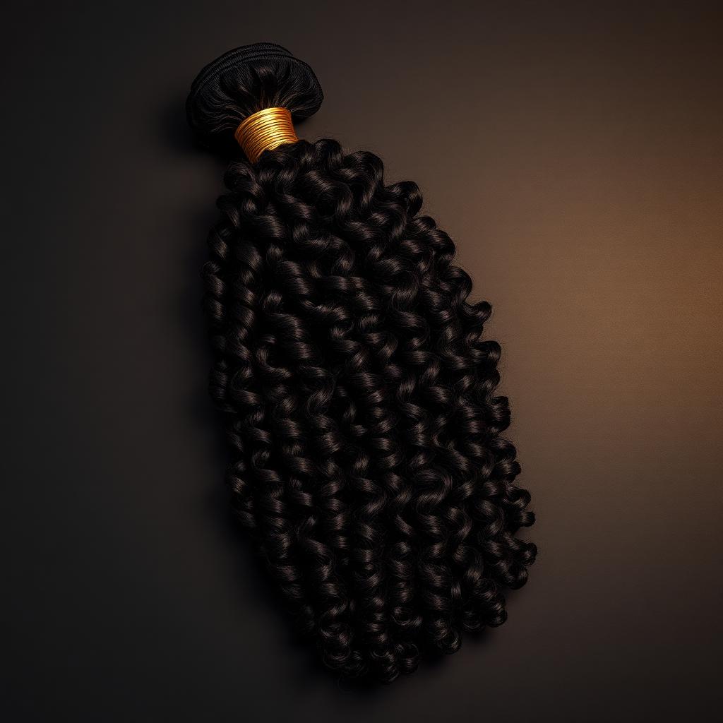 Kinky Curly Bundle — raw Indian hair