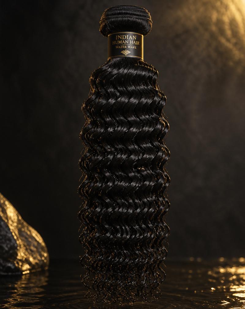 Water Wave raw Indian hair bundle